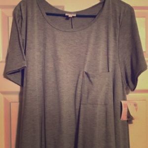 Lularoe Gray Carly Dress
